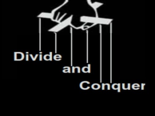 Cover picture for the escalating misfortunes of a divide and conquer strategy.